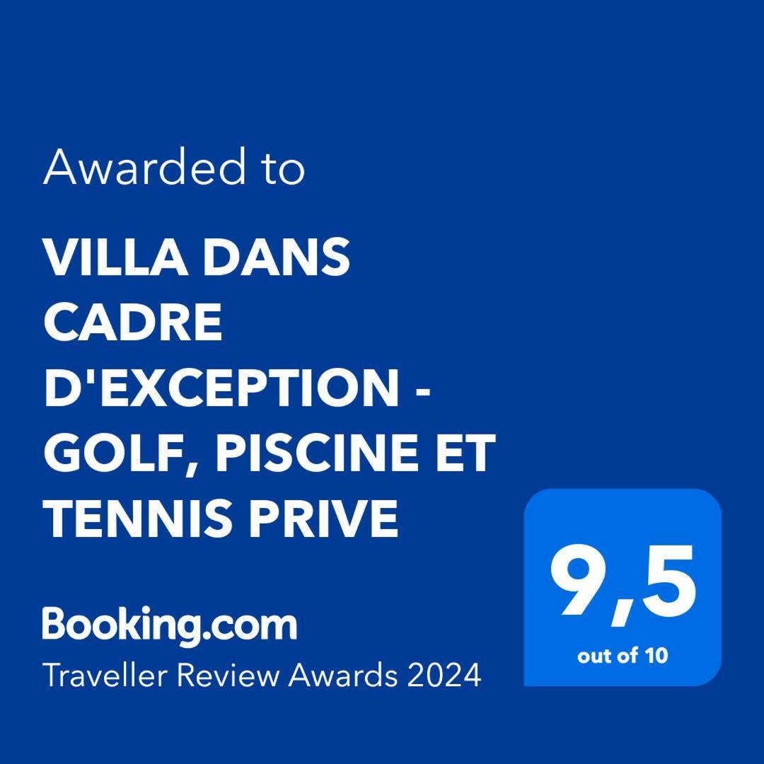 Villa Dans Cadre D'Exception - Golf, Piscine Et Tennis Prive Saint-Cyr-sur-Mer Eksteriør bilde
