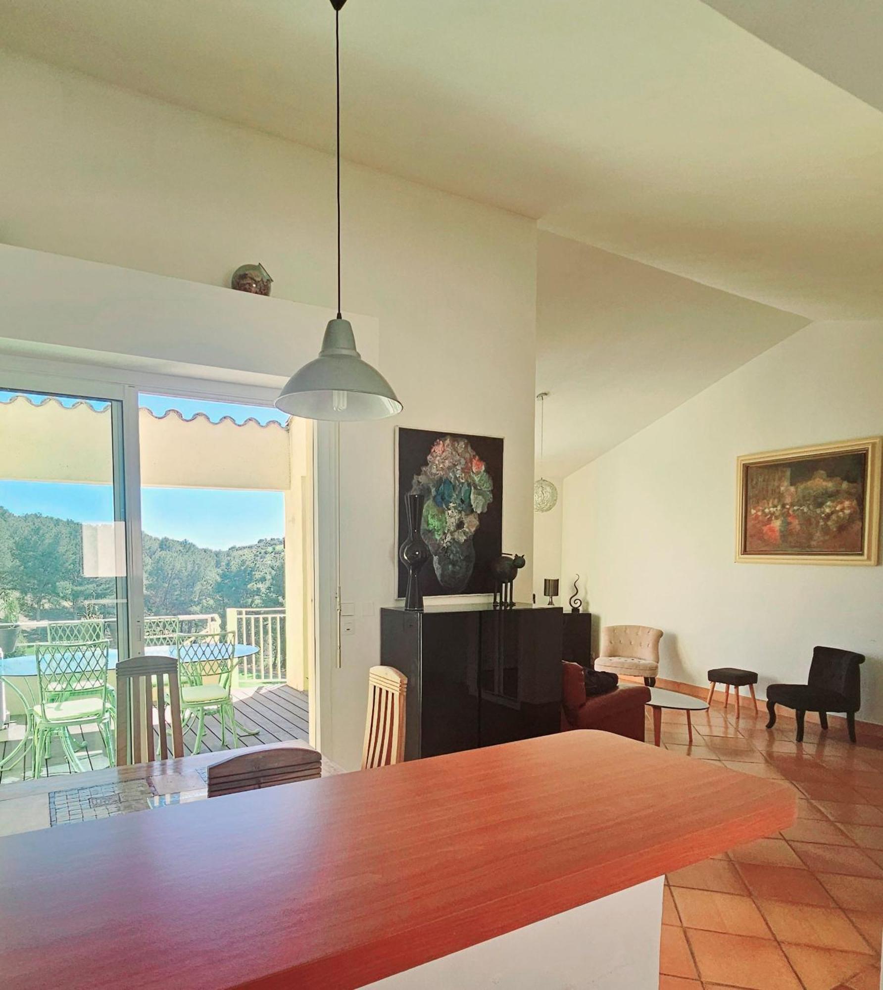 Villa Dans Cadre D'Exception - Golf, Piscine Et Tennis Prive Saint-Cyr-sur-Mer Eksteriør bilde